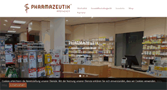 Desktop Screenshot of pharmazeutix.de